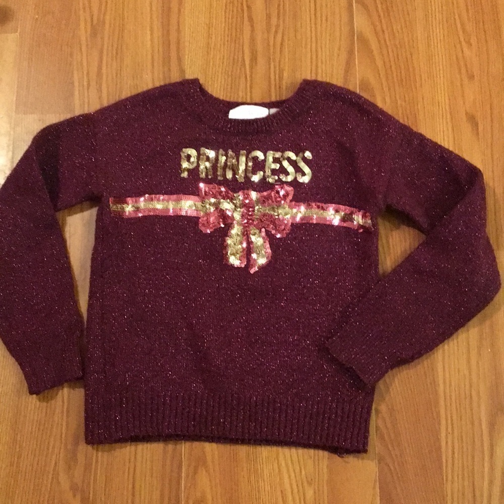 Place Girls Princess Sweater size 5/6 (X)